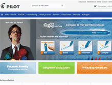 Tablet Screenshot of pilotpen-shop.nl